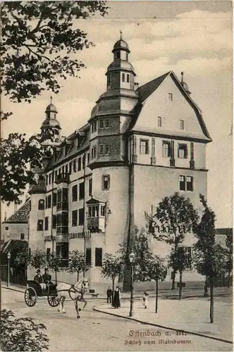 Offenbach am Main - Schloss vom Maindamm -492846