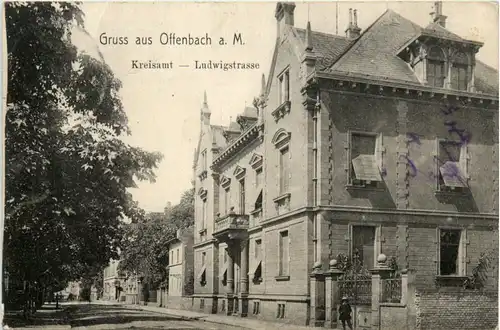 Offenbach am Main - Kreisamt - Ludwigstrasse -492834