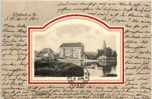 Offenbach am Main - Schloss - Fröhliche Ostern -492874