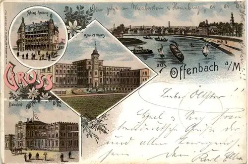 Gruss aus Offenbach am Main - Litho -493190