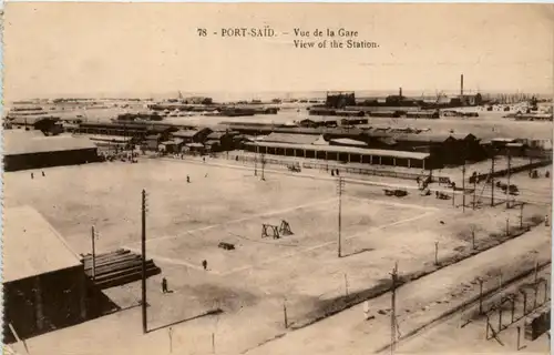 Port Said - View of the station -492552