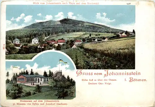 Gruss vom Johannisstein in Böhmen -494260