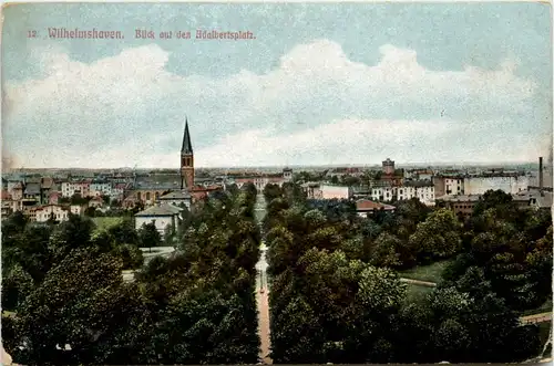 Wilhelmshaven - Blick auf den Adalbertsplatz -491828