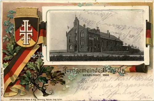 Offenbach - Turngemeinde Bürgel - Litho -493394