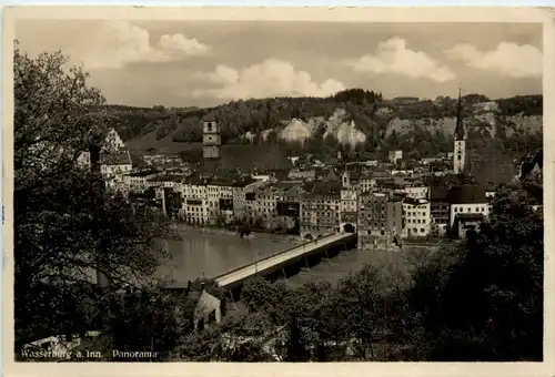 Wasserburg a. Inn, Panorama -391840