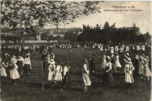 Offenbach - Spielstunden auf dem Tennisplatz -493774