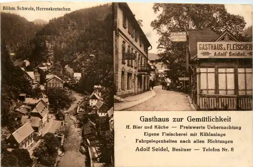 Herrnskretschen - Gasthaus zur Gemütlichkeit -494150