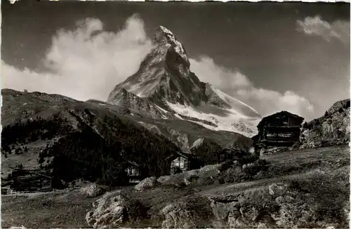 Zermatt, Winkelmatten und Matterhorn -391756