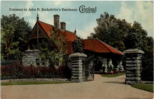 Cleveland - Entrance to John Rockefellers Residence -470224