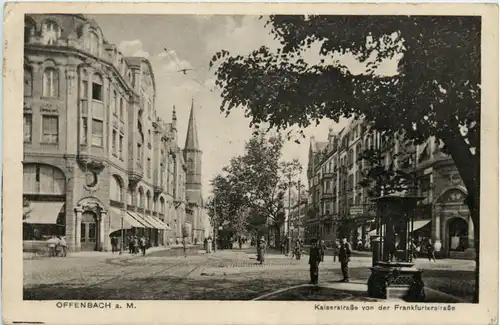 Offenbach am Main - Kaiserstrasse von der Frankfurter Strasse -492828