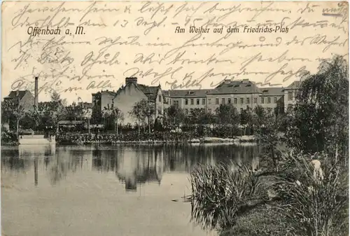 Offenbach am Main - Am Weiher auf dem Friedrichs-Platz -493008