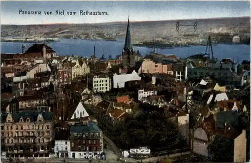 Panorama von Kiel vom Rathausturm -391638