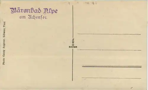 Bärenbad Alpe am Achensee -470924