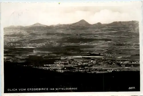 Blick vom Erzgebirge ins Mittelgebirge -494172