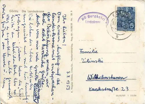 Görlitz, die Landeskrone -391934