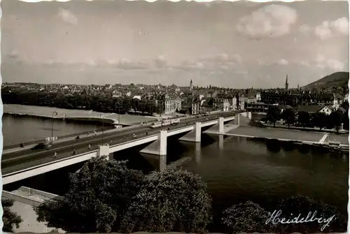 Heidelberg, Friedrichsbrücke nach Neuenheim -391612