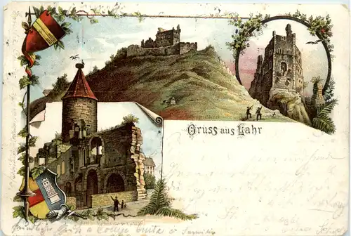 Gruss aus Lahr - Litho -454818