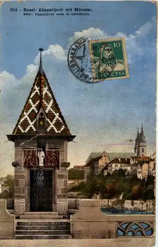 Basel, Käppelijoch mit Münster -391712