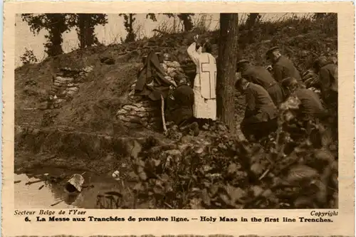 Holy Mass in the first line Trenches -471406