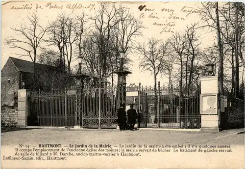 Hautmont, le Jardin de la mairie -392116