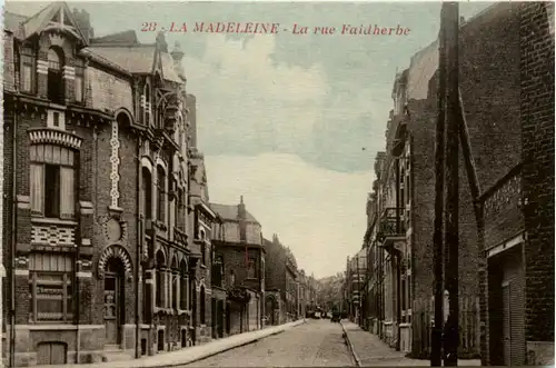 La Madeleine, La rue Faidherbe -392844