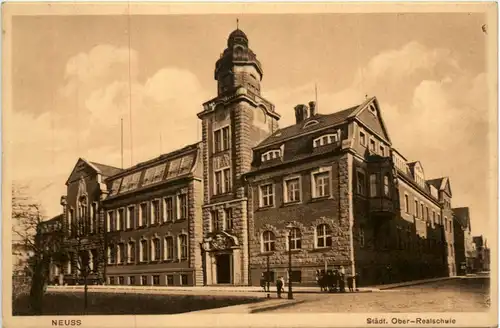 Neuss, Städt. Ober-Realschule -393344