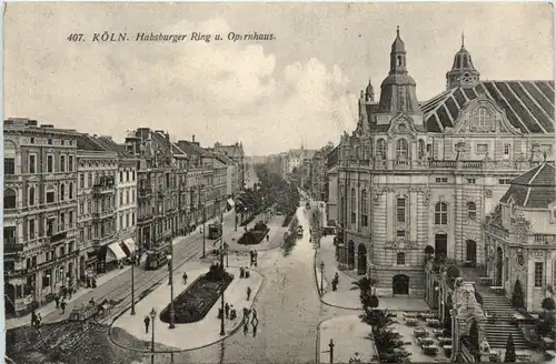 Köln, Habsburger Ring u. Opernhaus -392400