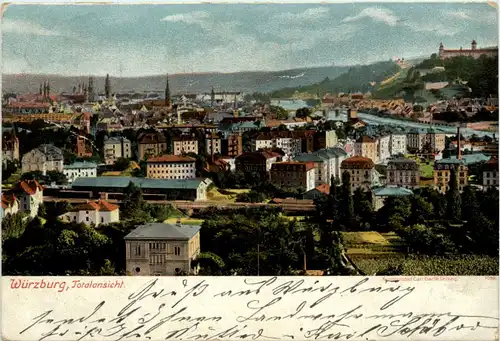 Würzburg, Totalansicht -393524