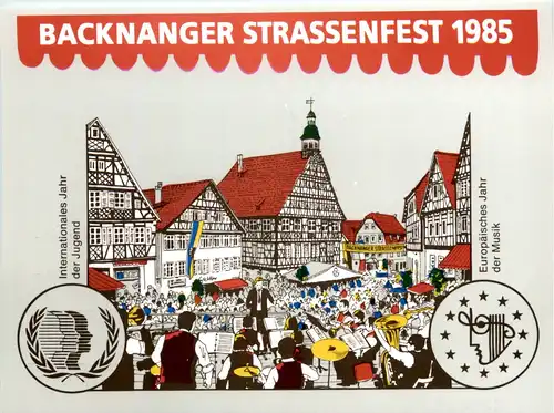 Backnang, Strassenfest 1985 -393792