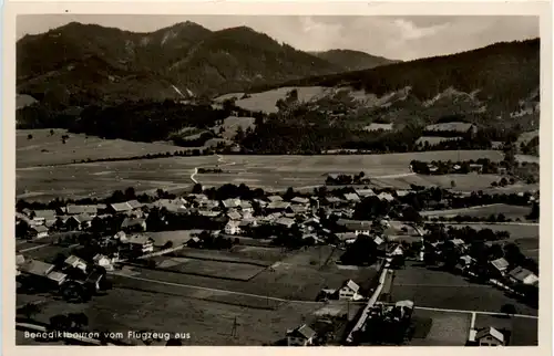 Benediktbeuern vom Flugzeug aus -393852