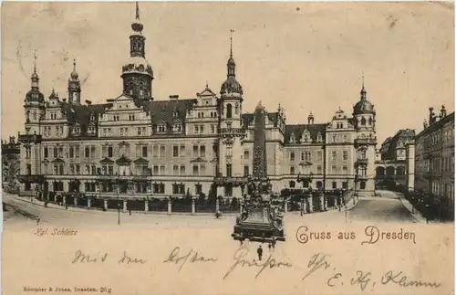 Gruss aus Dresden, Kgl. Schloss -393112