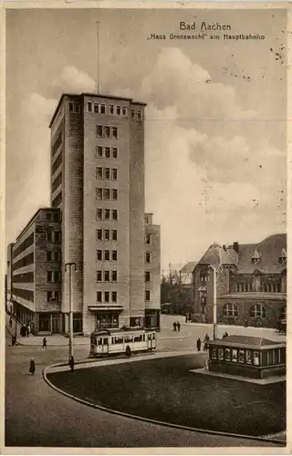 Bad Aachen, Haus Grenzwacht am hauptbahnhof -393354