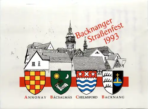 Backnang, Strassenfest 1993 -393768