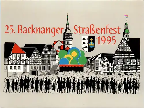 Backnang, Strassenfest 1995 -393788