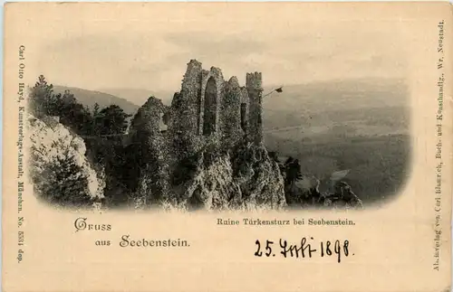 Gruss aus Seebenstein, Ruine Türkensturz -372844
