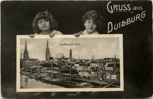 Gruss aus Duisburg, Hafenpartie -393164