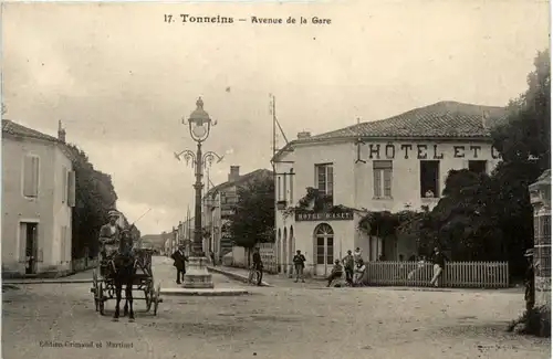 Tonneins, Avenue de la Gare -393302