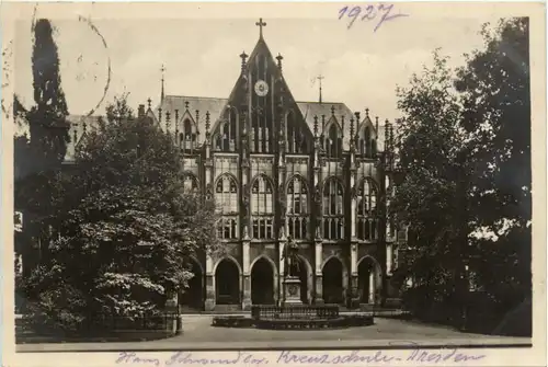 Dresden, 1927, Gymnasium zum heiligen Kreuz -393668