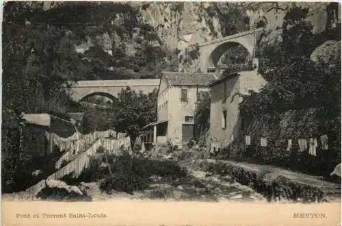 Pont et Torrent Saint-Louis, Menton -392146