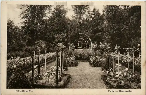 Neuss a. Rh. Partie im Rosengarten -393038