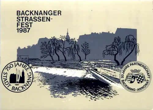 Backnang, Strassenfest 1987 -393758