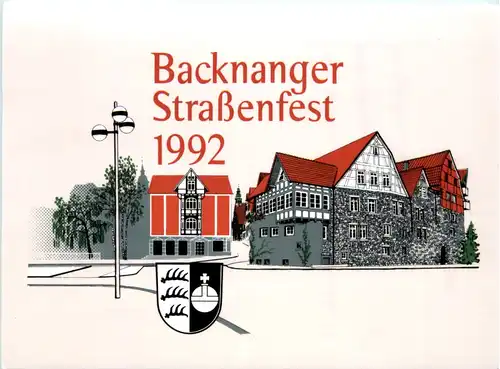 Backnang, Strassenfest 1992 -393766