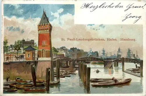 Hamburg - Litho -472784