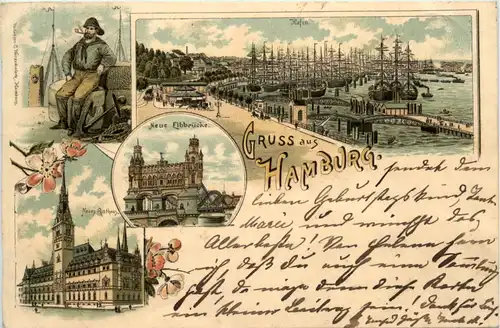 Hamburg - Litho -472864