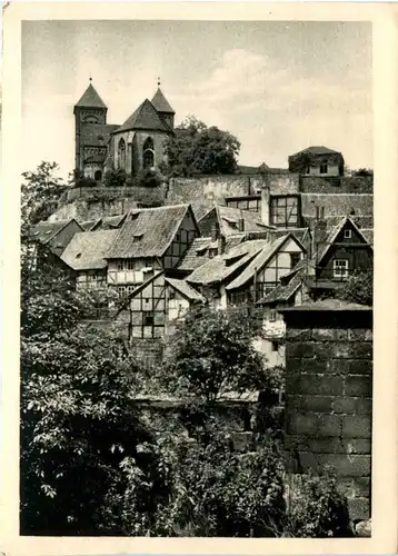 Quedlinburger Altstadt mit Dom -394936