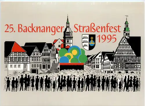 Backnang, Strassenfest 1995 -393790