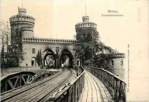 Mainz, Eisenbahnbrücke -392542