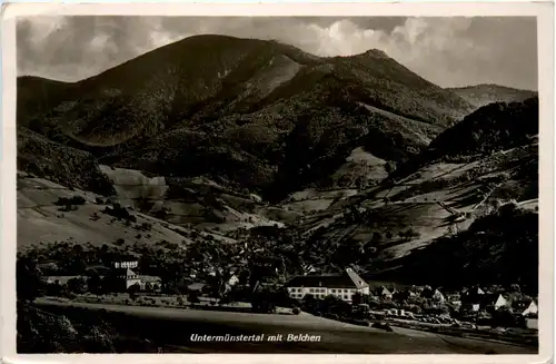 Untermünstertal mit Belchen -393850