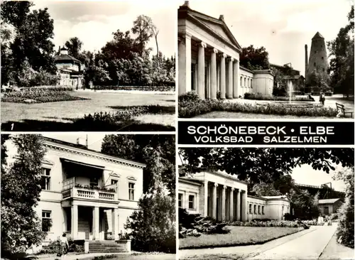 Schönebeck/Elbe, Volksbad Salzelmen, div. Bilder -394354