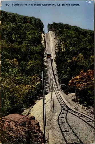 Funiculaire Neuchatel Chaumont, La grande rampe -392658